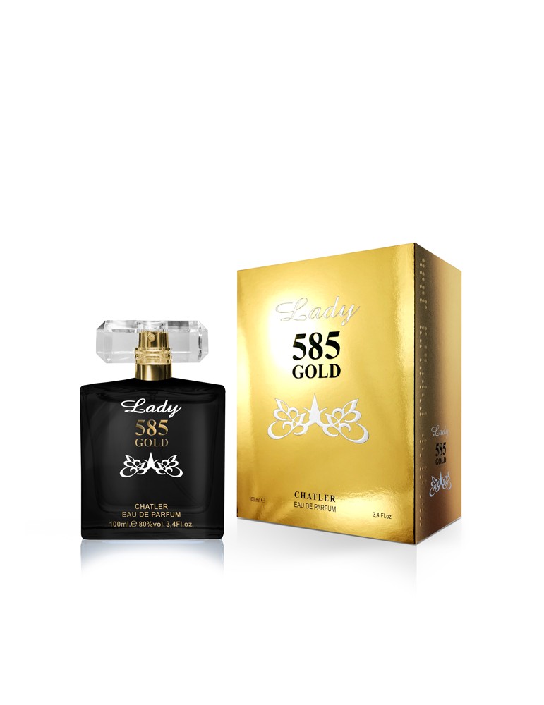 Chatler eau de parfum para mujer 585 LADY GOLD BLACK en 100 ml