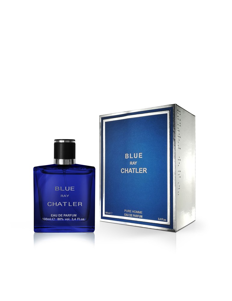 Chatler eau de parfum para hombre BLUE RAY en 100 ML