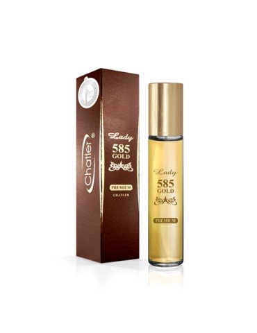 Chatler eau de parfum para mujer 585 GOLD LADY PREMIUM de 30 ml